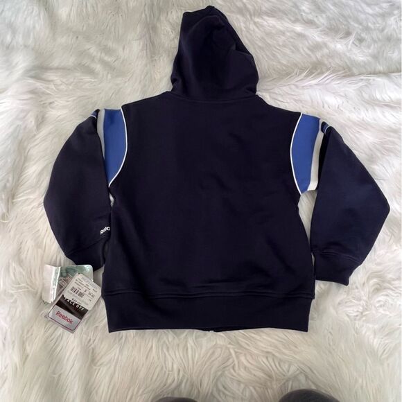 NWT Atlanta Thrashers Youth Hoodie Reebok Size Medium 5/6 Zip Jacket - Picture 3 of 3